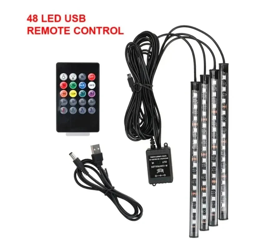 Universal Car RGB Ambient LED Lights
