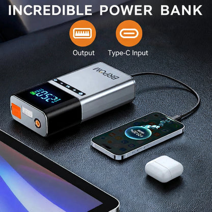 Portable Car Jump Starter with Tire Inflator