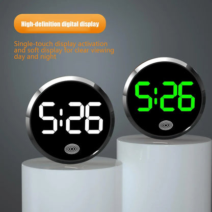 LED Touch Car Dashboard Clock