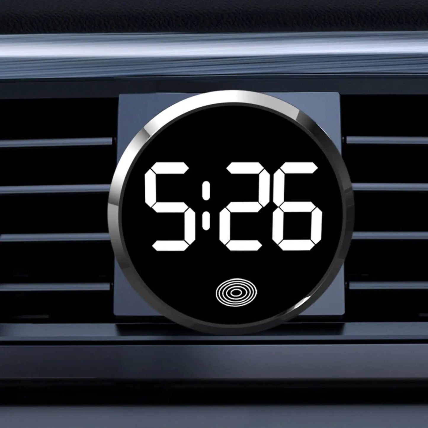LED Touch Car Dashboard Clock