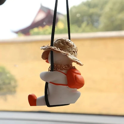 Swing Duck Car Hanging Ornament