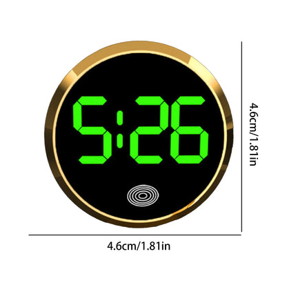 LED Touch Car Dashboard Clock