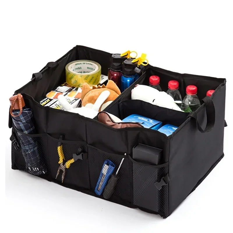 Large Car Trunk Storage Organizer