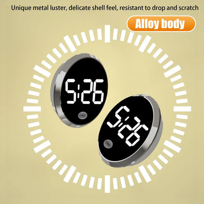 LED Touch Car Dashboard Clock
