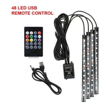 Universal Car RGB Ambient LED Lights