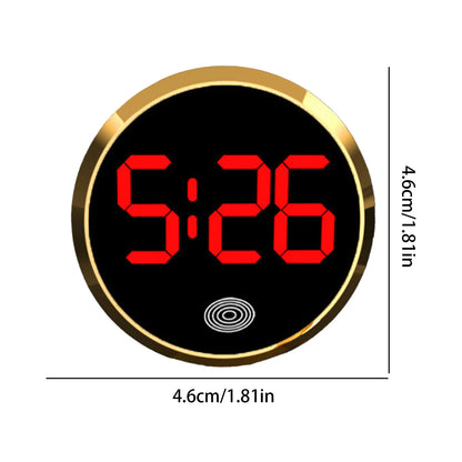 LED Touch Car Dashboard Clock