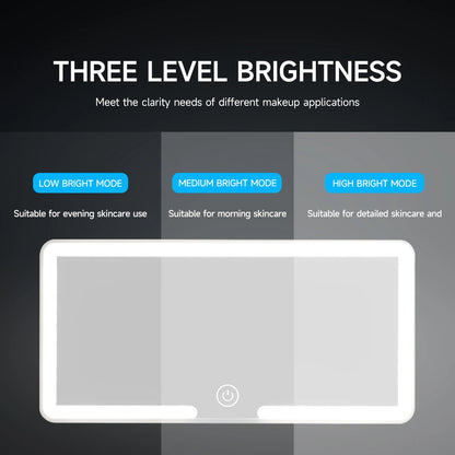 LED Car Sun Visor Makeup Mirror