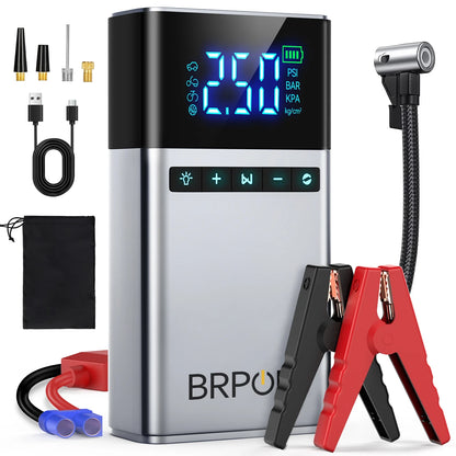 Portable Car Jump Starter with Tire Inflator