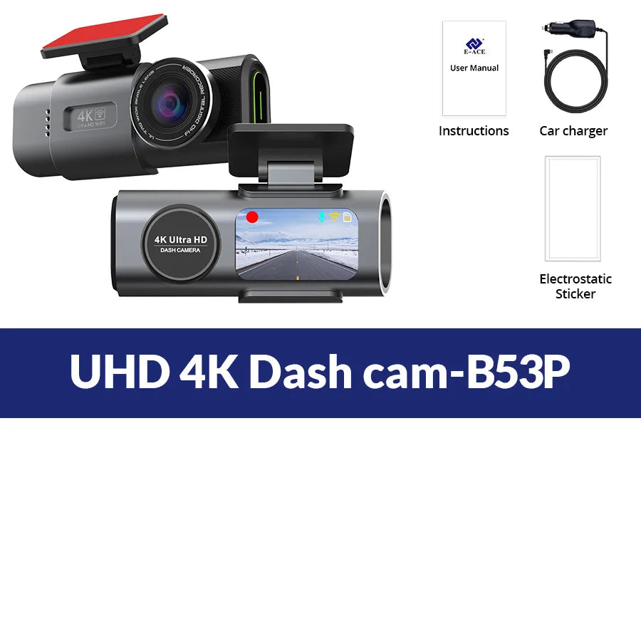4K UHD Car Dash Cam Recorder