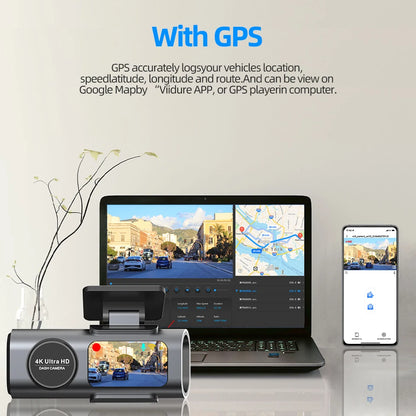 4K UHD Car Dash Cam Recorder
