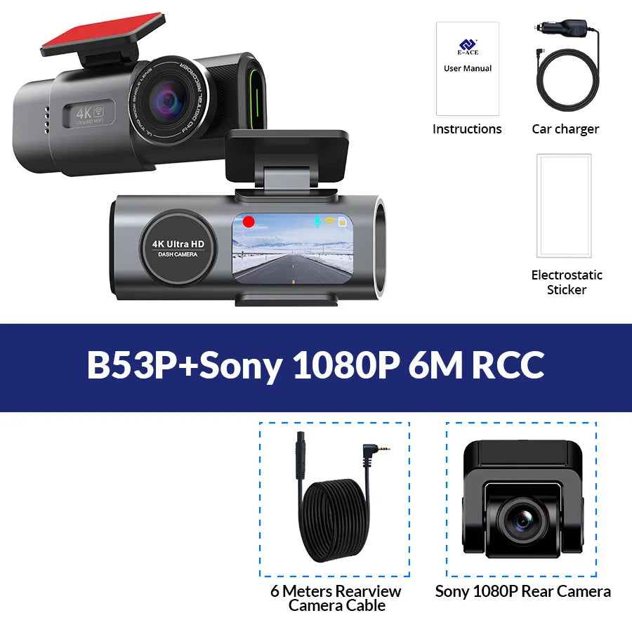 4K UHD Car Dash Cam Recorder