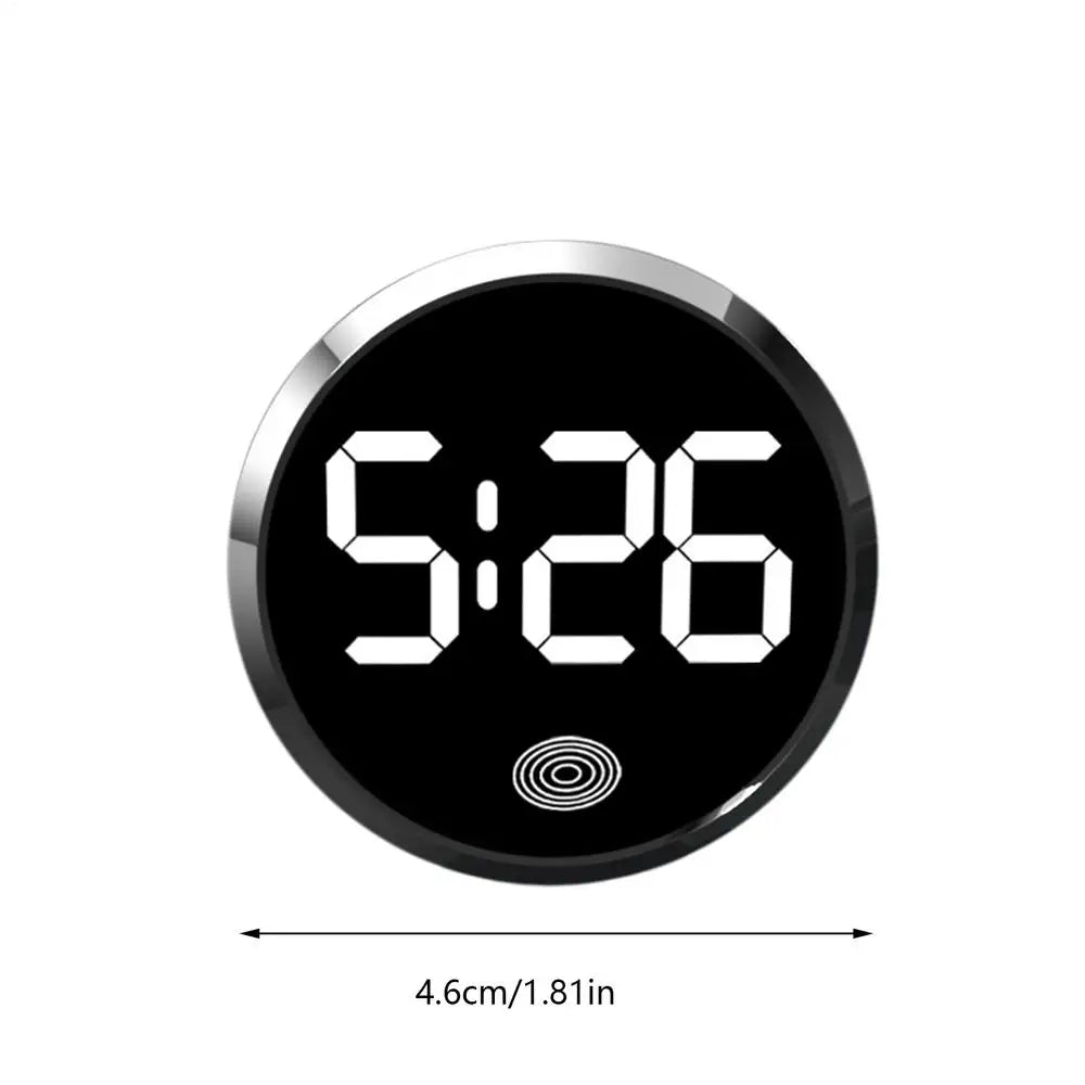 LED Touch Car Dashboard Clock