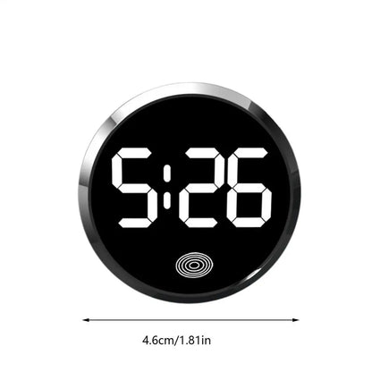 LED Touch Car Dashboard Clock