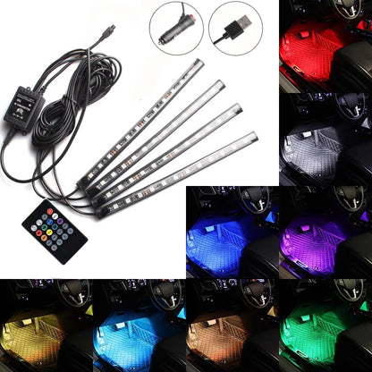 Universal Car RGB Ambient LED Lights