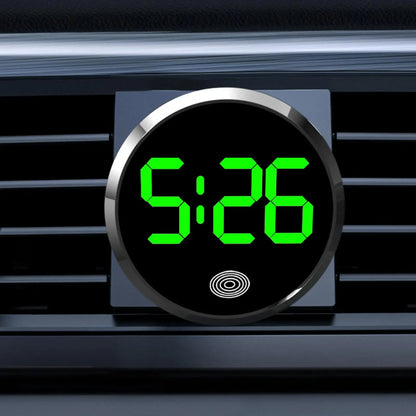 LED Touch Car Dashboard Clock