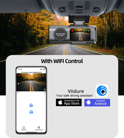 4K UHD Car Dash Cam Recorder