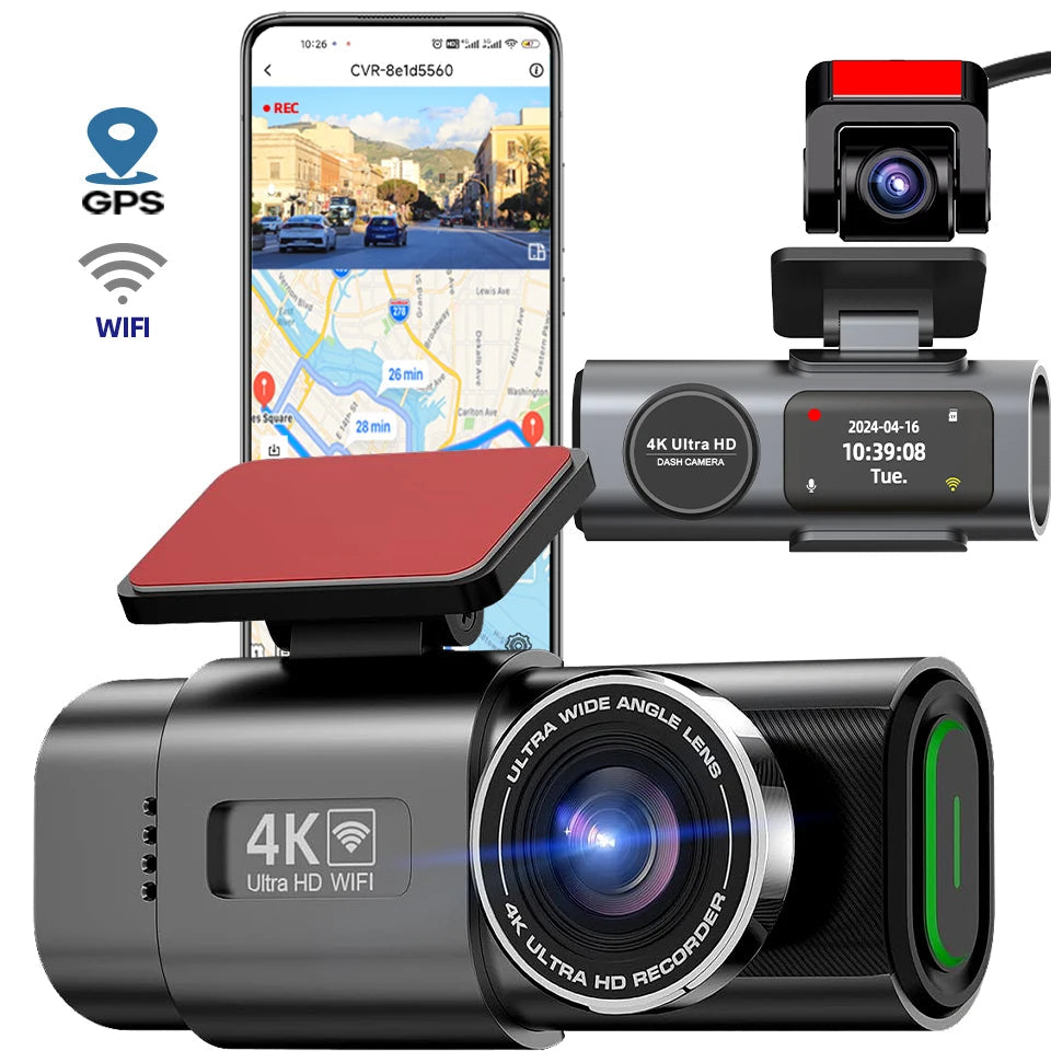 4K UHD Car Dash Cam Recorder
