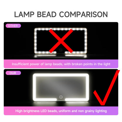 LED Car Sun Visor Makeup Mirror