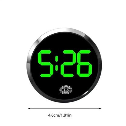 LED Touch Car Dashboard Clock