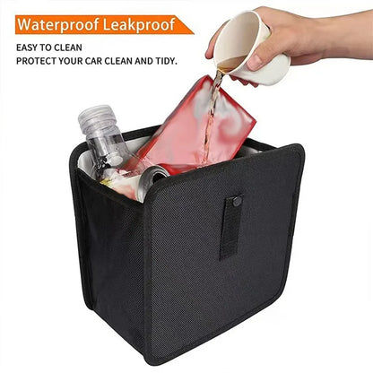 Car Hanging Trash Can Storage Bag