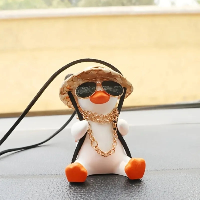 Swing Duck Car Hanging Ornament